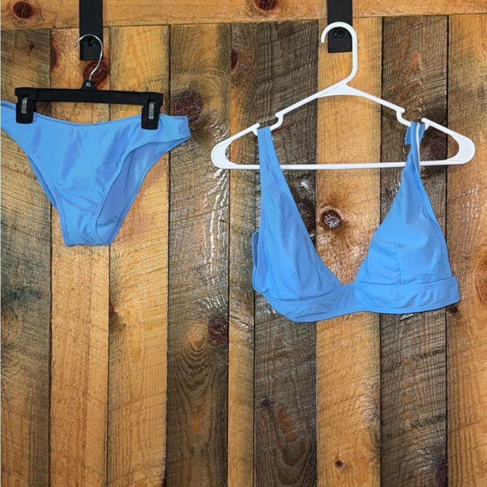 Blue bikini